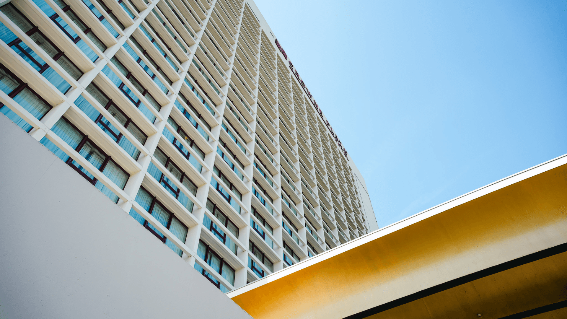 Front view of Crowne Plaza